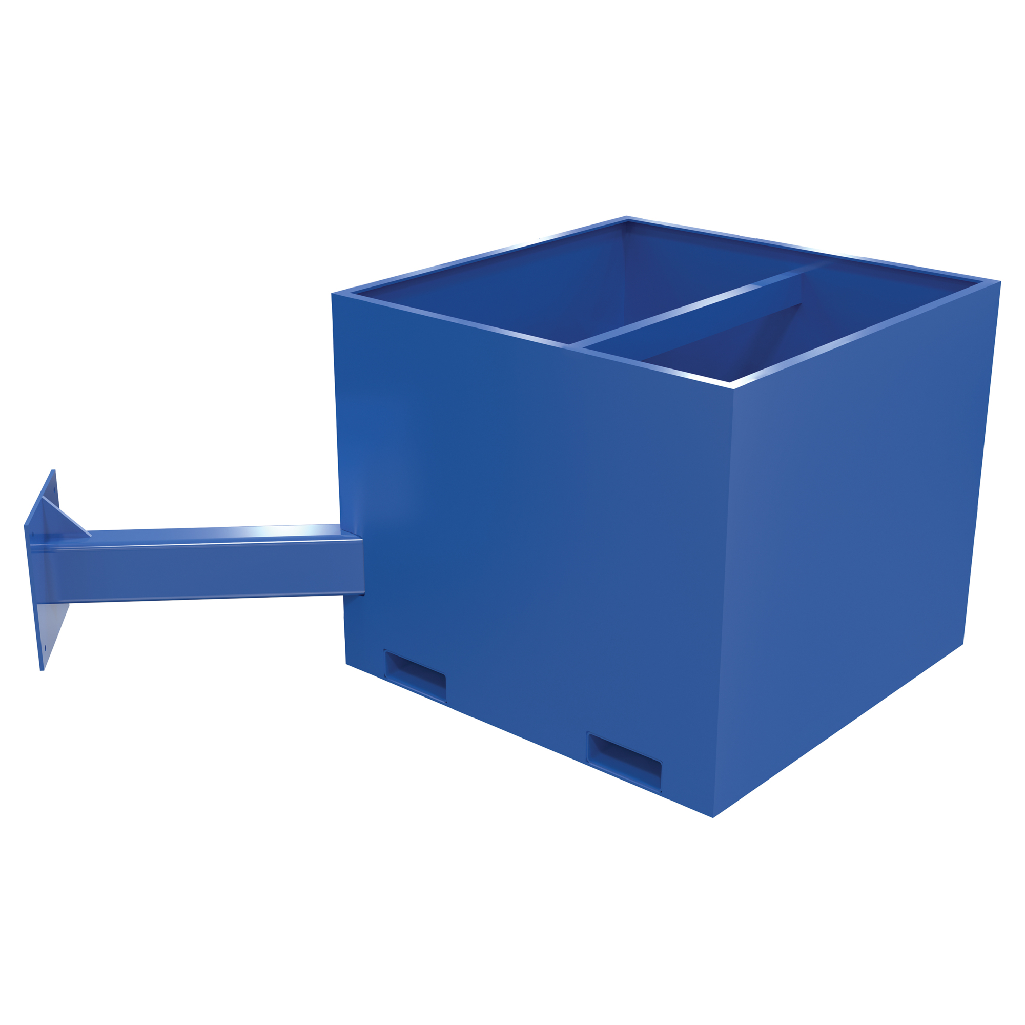 Vestil Offset Empty Jib Crane Base - 36in., Floor Mount, Model# JIB-CBX-36-B